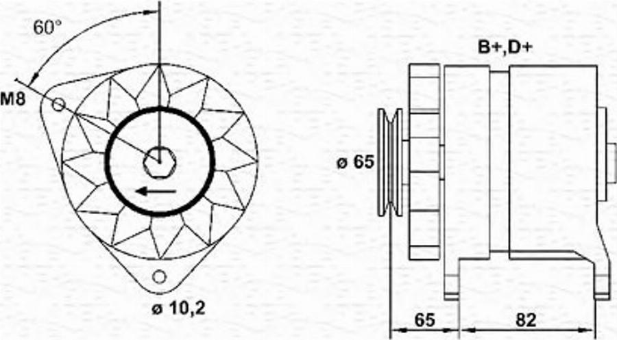 Magneti Marelli 943356608010 - Ģenerators www.autospares.lv