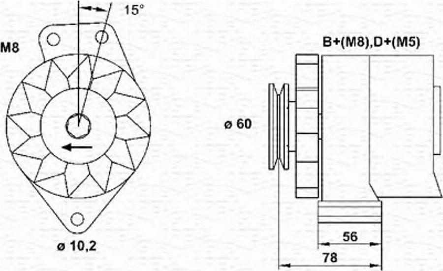 Magneti Marelli 943356674010 - Ģenerators www.autospares.lv