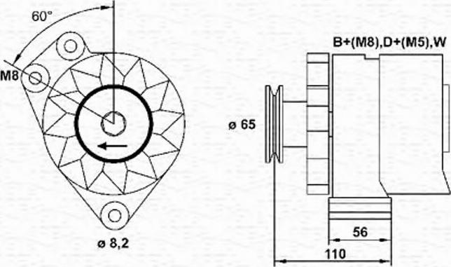 Magneti Marelli 943356673010 - Ģenerators autospares.lv