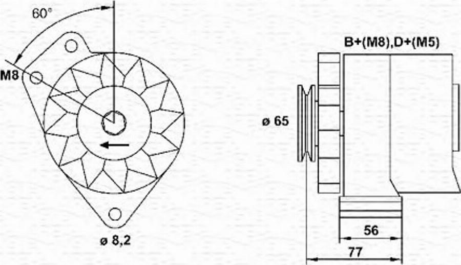 Magneti Marelli 943356677010 - Ģenerators www.autospares.lv