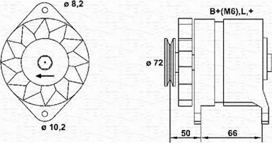 Magneti Marelli 943 35 610 101 0 - Ģenerators www.autospares.lv