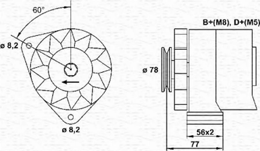 Magneti Marelli 943356803010 - Alternator www.autospares.lv