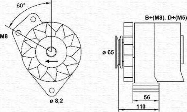 Magneti Marelli 943356818010 - Ģenerators autospares.lv