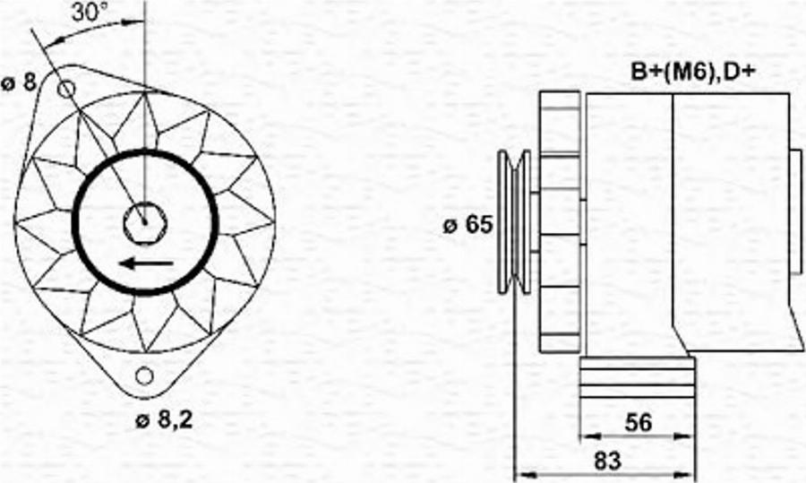 Magneti Marelli 943356308010 - Ģenerators www.autospares.lv