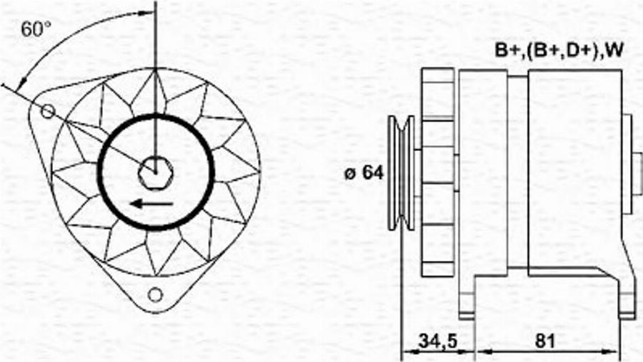 Magneti Marelli 943356315010 - Ģenerators www.autospares.lv