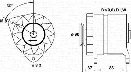 Magneti Marelli 943356245010 - Ģenerators autospares.lv