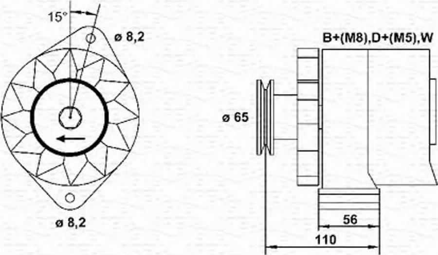 Magneti Marelli 943356257010 - Ģenerators www.autospares.lv