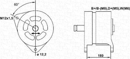 Magneti Marelli 943356267010 - Генератор www.autospares.lv