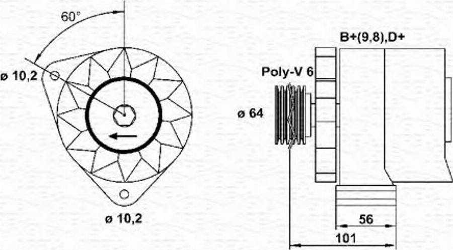 Magneti Marelli 943356206010 - Ģenerators www.autospares.lv