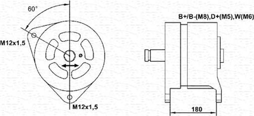 Magneti Marelli 943356226010 - Alternator www.autospares.lv