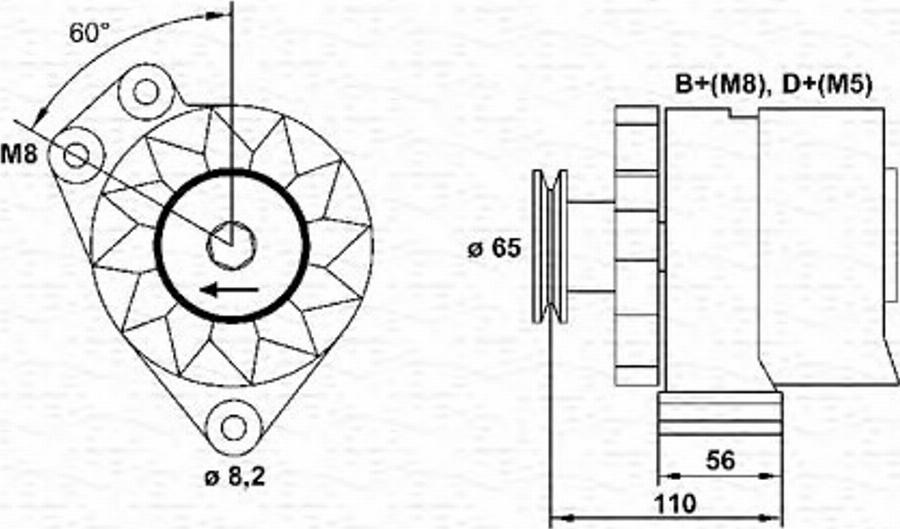 Magneti Marelli 943356797010 - Ģenerators www.autospares.lv