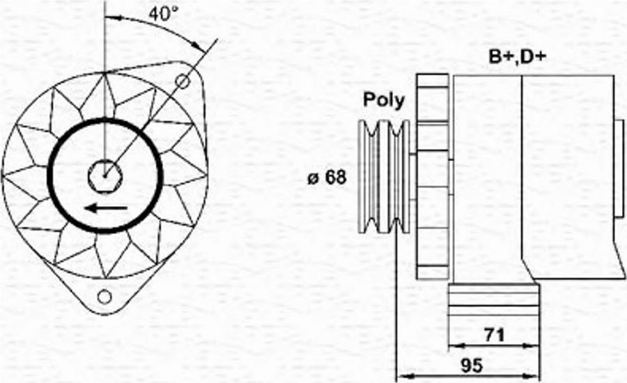 Magneti Marelli 943356702010 - Alternator www.autospares.lv