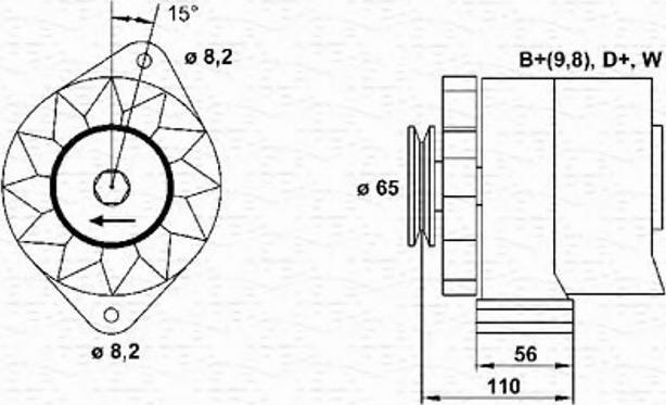 Magneti Marelli 943356788010 - Ģenerators autospares.lv