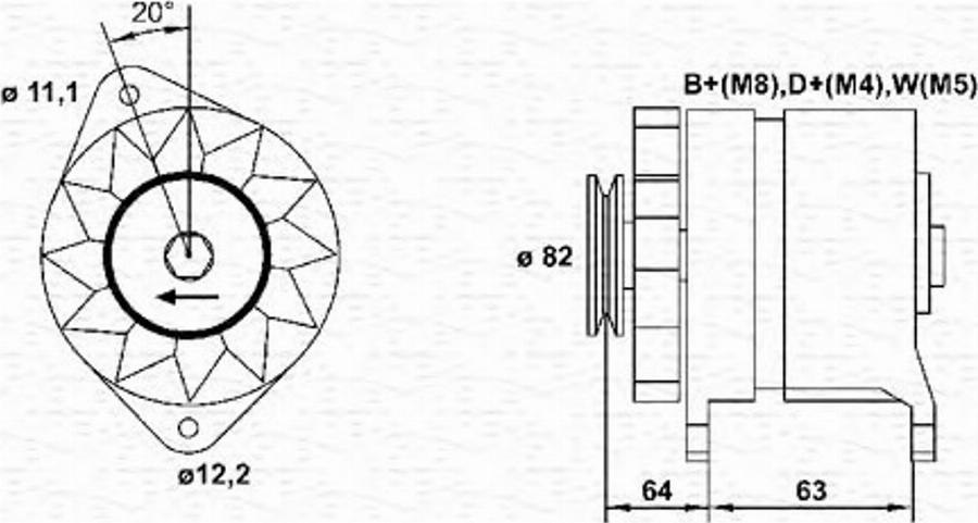 Magneti Marelli 943357801010 - Ģenerators autospares.lv