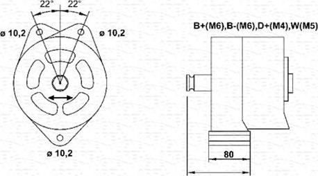 Magneti Marelli 943357257010 - Генератор www.autospares.lv