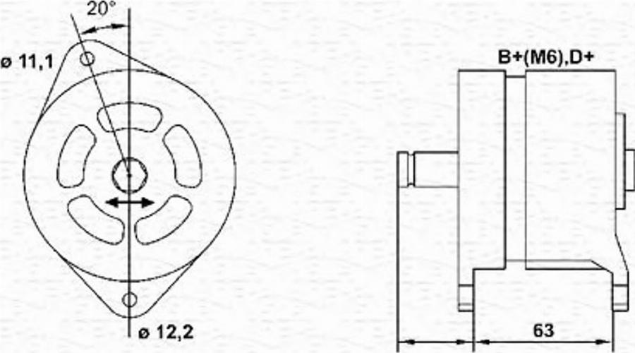 Magneti Marelli 943 35 777 201 0 - Ģenerators autospares.lv