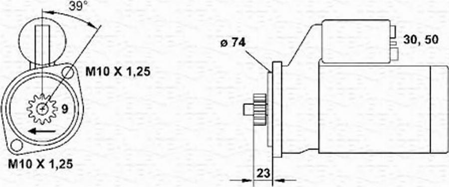 Magneti Marelli 943241092010 - Starter www.autospares.lv