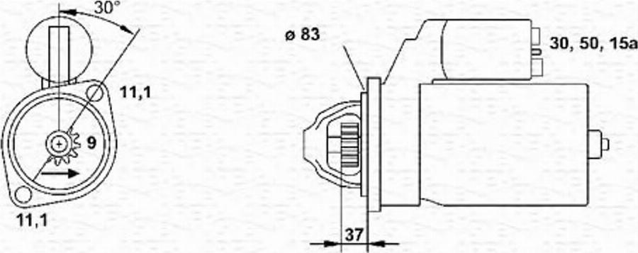 Magneti Marelli 943241040010 - Starteris www.autospares.lv