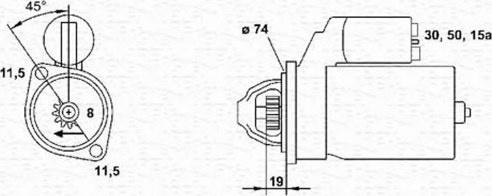 Magneti Marelli 943241013010 - Starteris www.autospares.lv