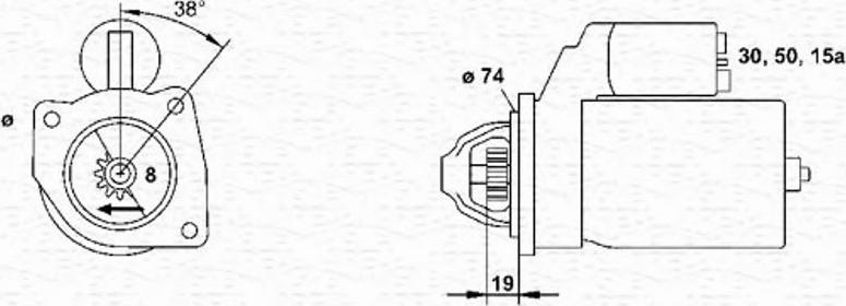 Magneti Marelli 943241012010 - Starteris autospares.lv