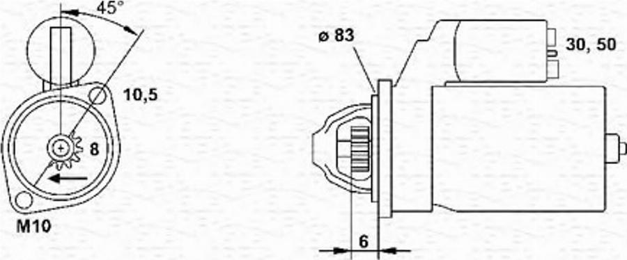 Magneti Marelli 943241024010 - Starter www.autospares.lv