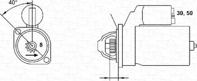 Magneti Marelli 943241143010 - Starteris autospares.lv