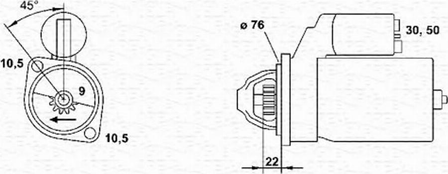 Magneti Marelli 943241167010 - Starteris www.autospares.lv