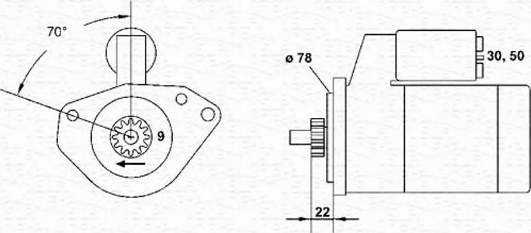 Magneti Marelli 943254002010 - Starteris www.autospares.lv