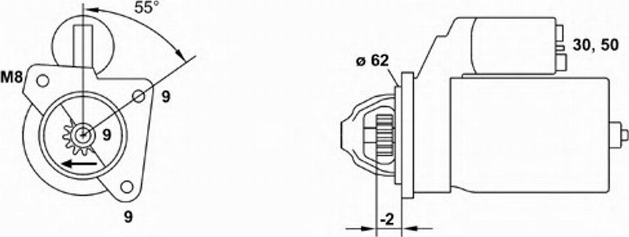 Magneti Marelli 943254018010 - Starteris www.autospares.lv