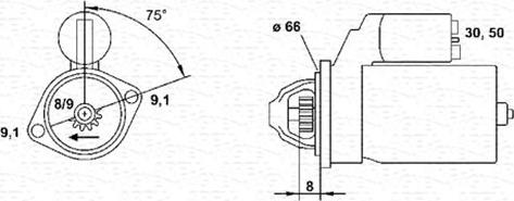 Magneti Marelli 943251917010 - Starter www.autospares.lv