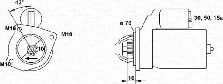 Magneti Marelli 943251459010 - Starter www.autospares.lv