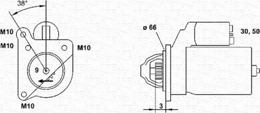 Magneti Marelli 943251454010 - Starteris www.autospares.lv