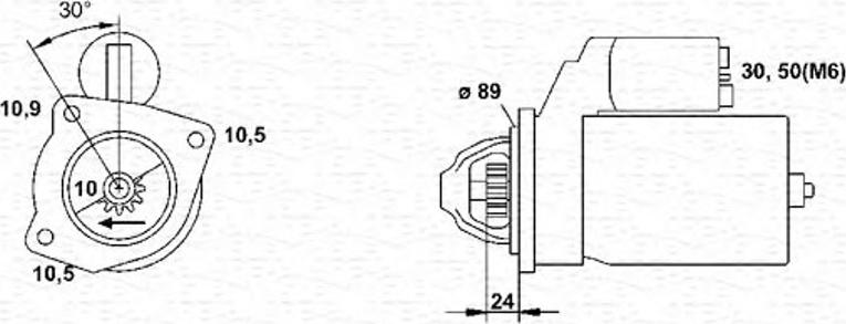 Magneti Marelli 943251457010 - Starter www.autospares.lv