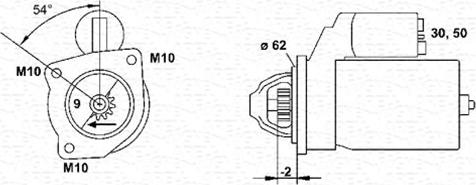 Magneti Marelli 943251466010 - Стартер www.autospares.lv