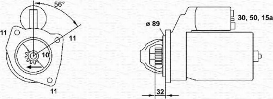 Magneti Marelli 943251413010 - Starteris www.autospares.lv