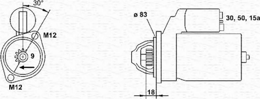 Magneti Marelli 943251417010 - Starteris www.autospares.lv