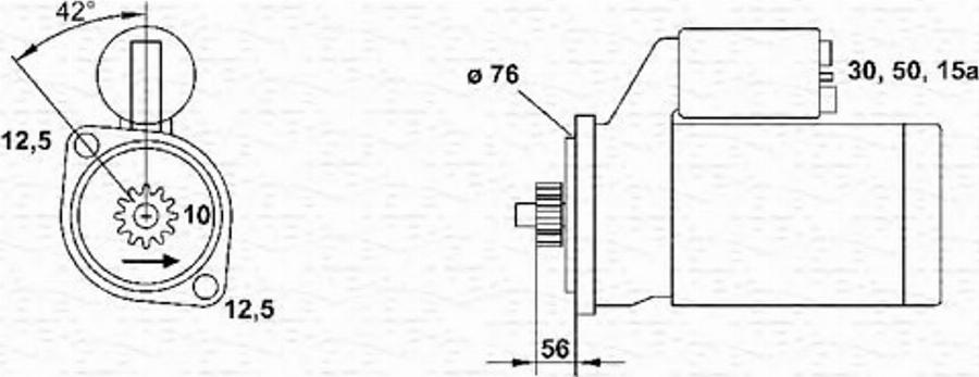 Magneti Marelli 943251435010 - Starteris www.autospares.lv