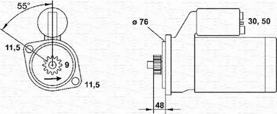 Magneti Marelli 943251436010 - Starteris www.autospares.lv