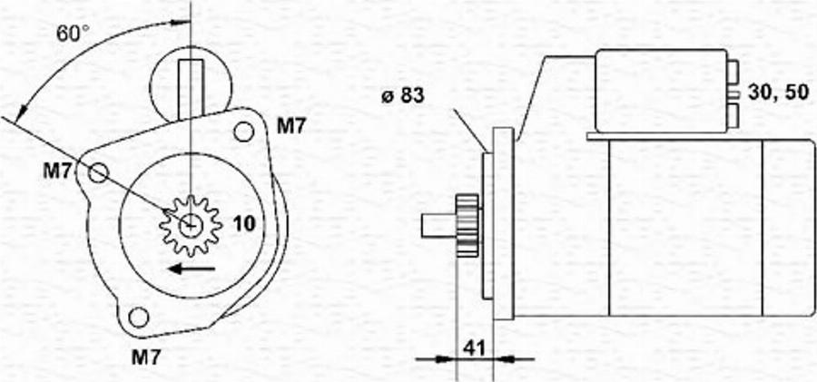 Magneti Marelli 943251421010 - Starteris www.autospares.lv