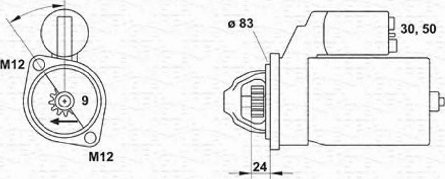 Magneti Marelli 943251501010 - Starteris www.autospares.lv