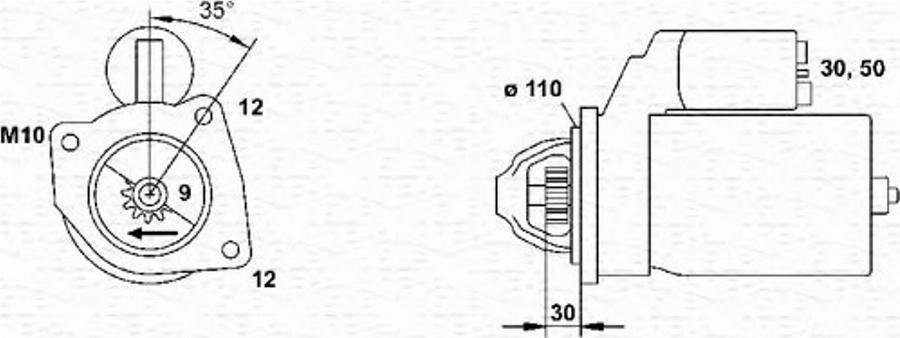 Magneti Marelli 943251574010 - Starteris www.autospares.lv