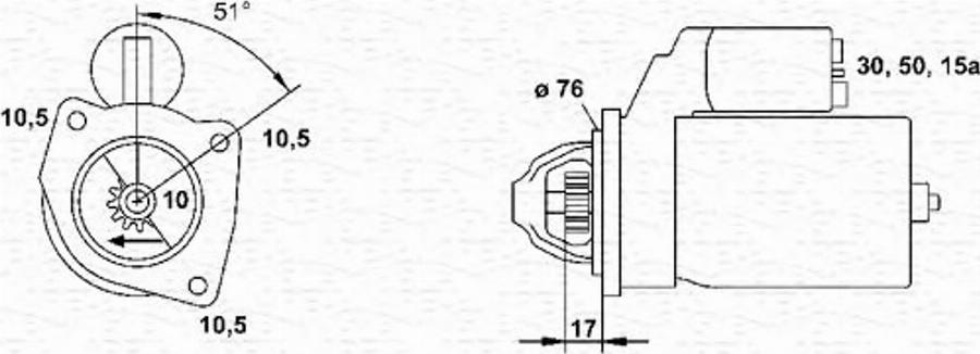 Magneti Marelli 943251690010 - Starteris www.autospares.lv