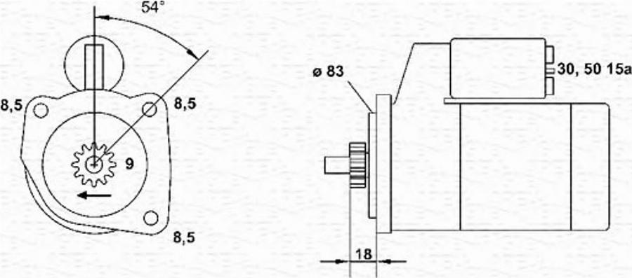 Magneti Marelli 943251646010 - Starteris www.autospares.lv