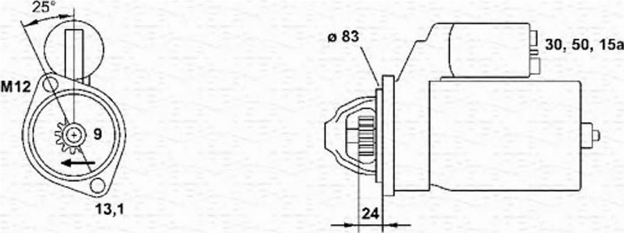 Magneti Marelli 943251648010 - Starteris www.autospares.lv