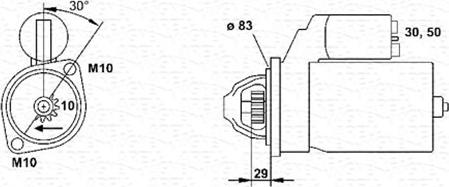 Magneti Marelli 943251664010 - Starter www.autospares.lv