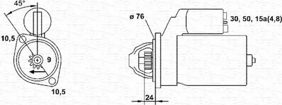 Magneti Marelli 943251609010 - Starteris www.autospares.lv