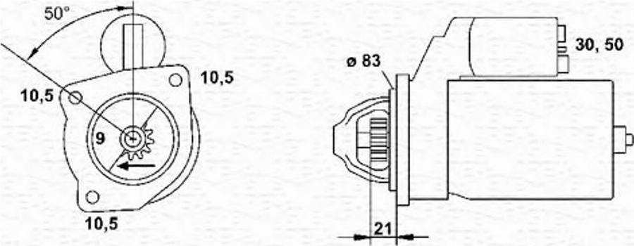 Magneti Marelli 943251635010 - Starteris www.autospares.lv