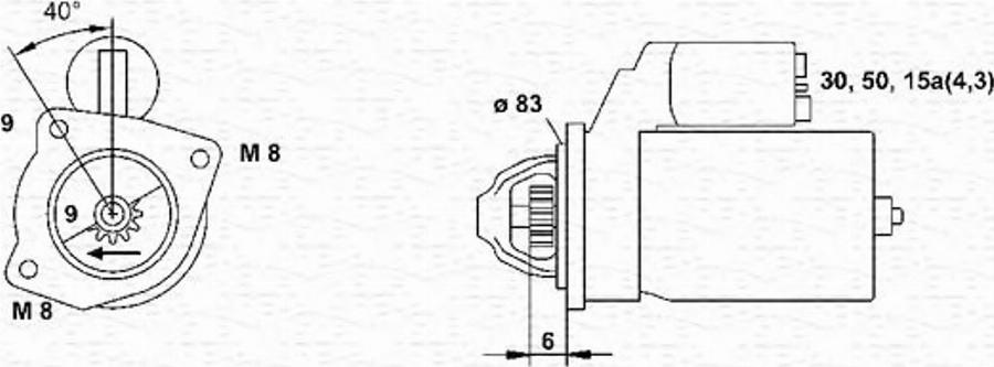 Magneti Marelli 943251627010 - Starteris www.autospares.lv