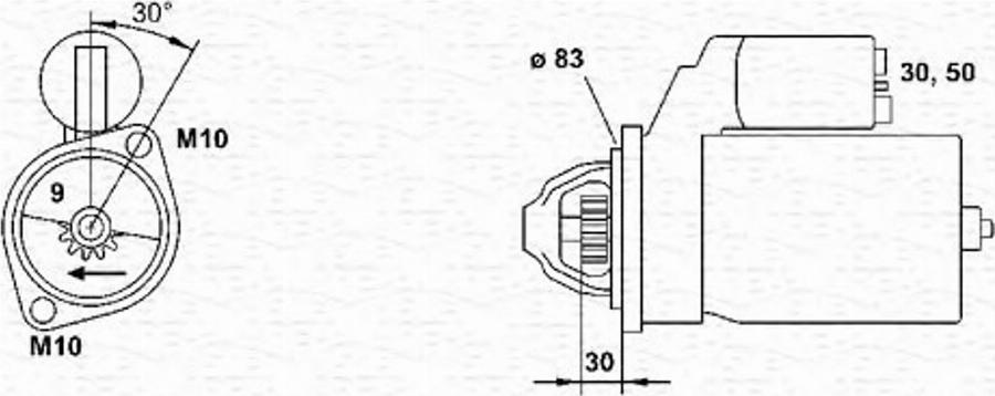 Magneti Marelli 943251674010 - Starteris www.autospares.lv