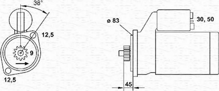 Magneti Marelli 943251675010 - Starteris www.autospares.lv